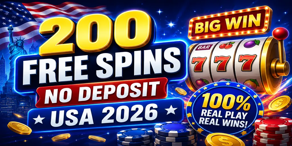 200 Free Spins No Deposit USA 2026