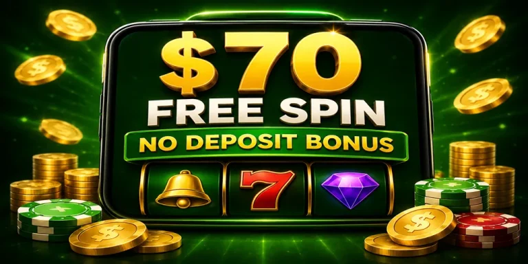 $70 Free Spin No Deposit Bonus