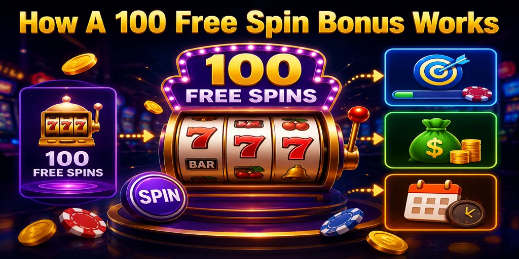 How A 100 Free Spin Bonus Works