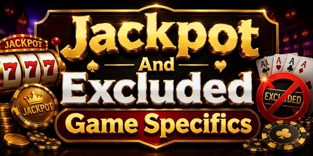 Jackpot And Excluded Game Specifics