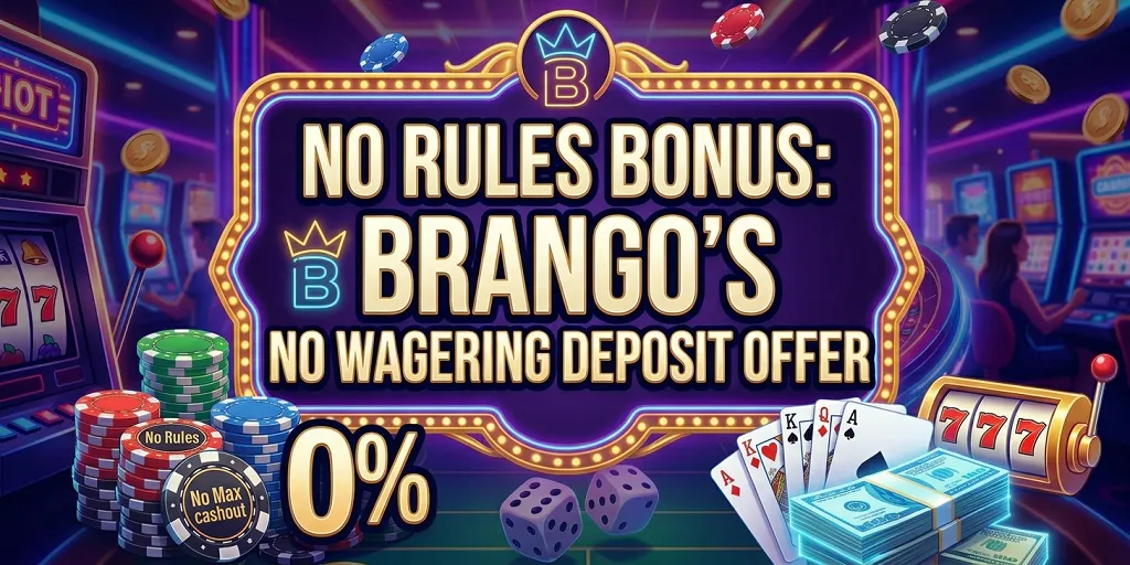 No Rules Bonus Brango's No Wagering Deposit Offer