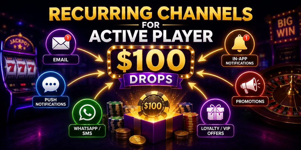 Recurring Channels For Active Player $100 Drops