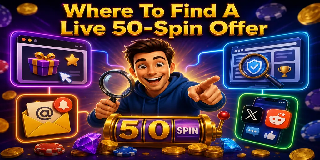 Where To Find A Live 50-Spin Offer