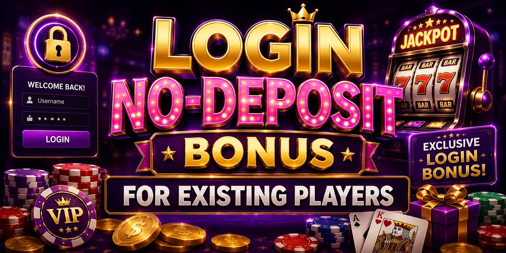 Login No-Deposit Bonus For Existing Players