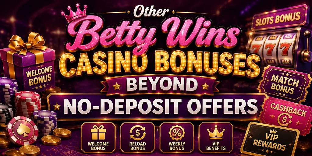 Other Betty Wins Casino Bonuses Beyond No-Deposit Offers