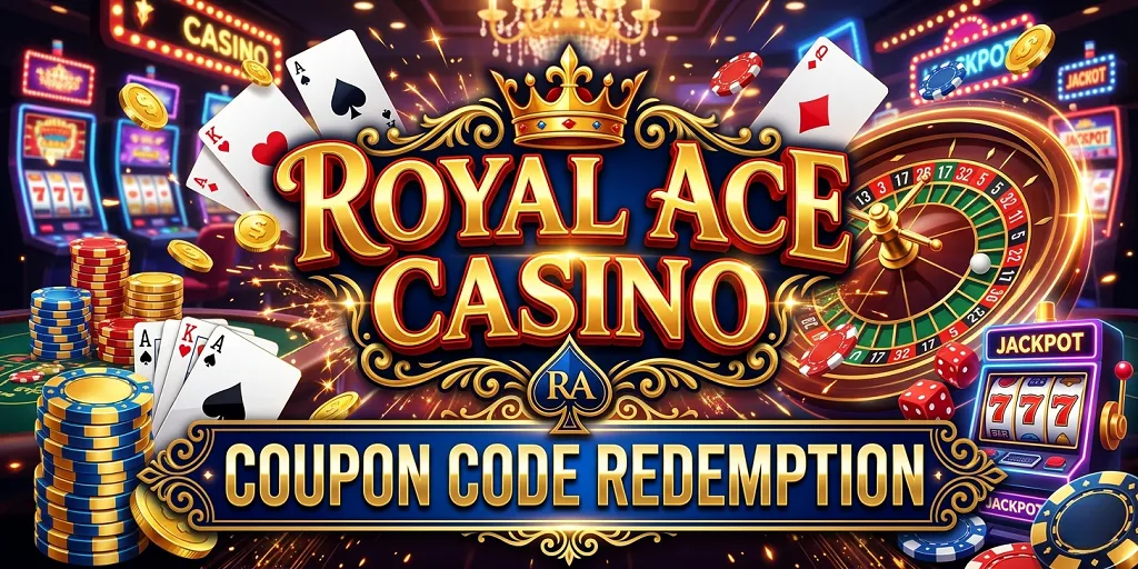 Royal Ace Casino Coupon Code Redemption